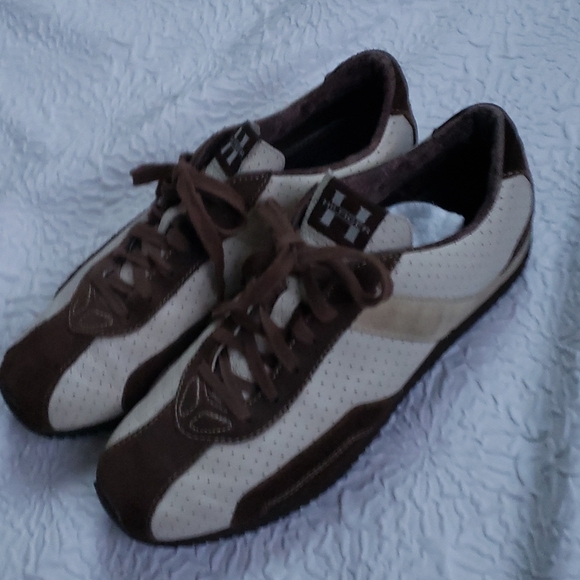 Tommy Hilfiger Brown Suede/ White Cloth Sneakers TM04618 Men 9M main image 11